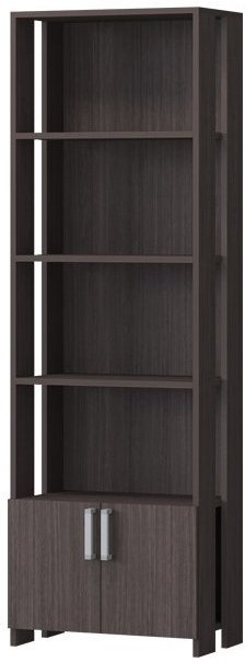 Стеллаж книжный № 1 ЛДСП, венге (Венге)