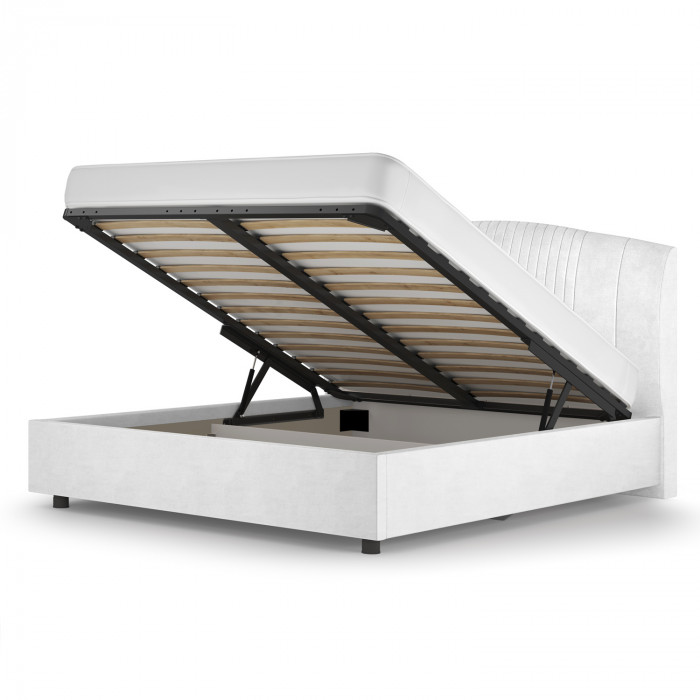 Кровать-12М с подъёмным основанием 1800 белая