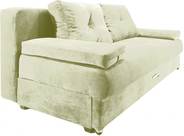 Диван-еврокнижка Амстердам Мини люкс, 150, велюр бежевый