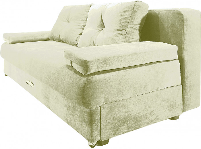 Диван-еврокнижка Амстердам Мини люкс, 150, велюр бежевый