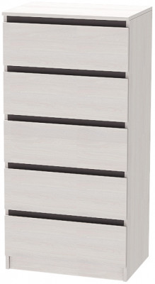 Кэт-1 Комод 5-Ящиков, Ясень анкор светлый/Графит