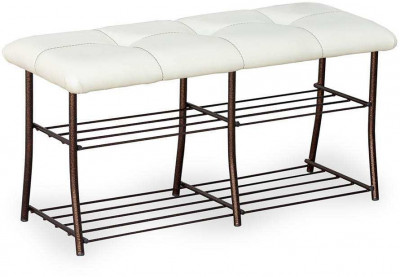 Обувница МС-7 антик медь/крем