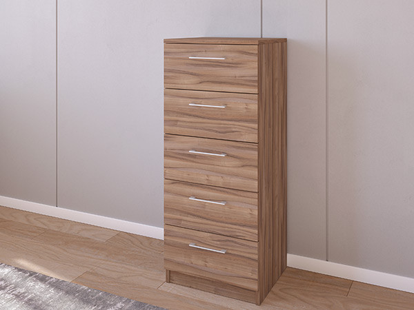 Комод 02/23 45х40х110 Орех/Орех