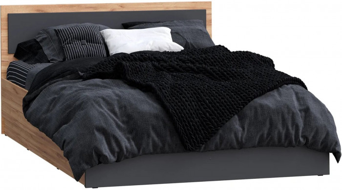 Модульная спальня Мартина, крафт/графит софт (Дуб крафт/ Графит)