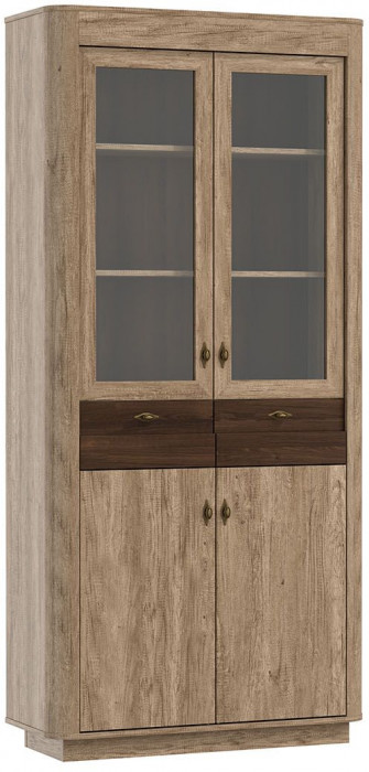 Шкаф-витрина Фантазия 34.05 дуб каньон/дуб кальяри