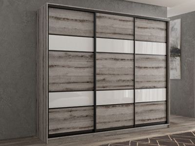 Шкаф-купе Кааппи 8 Эвок Окаменелый 250х60х230 см