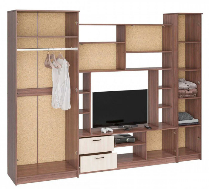 гостиная Марта-11 ясень шимо темный/ясень шимо светлый