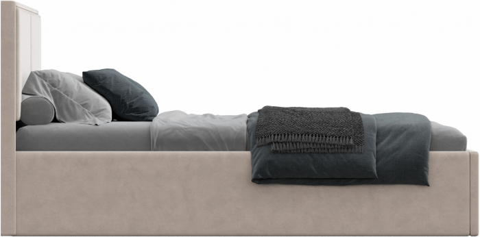 Кровать 120 с ортопед. основанием КР-430-М-12, Микровелюр Zeekr-3