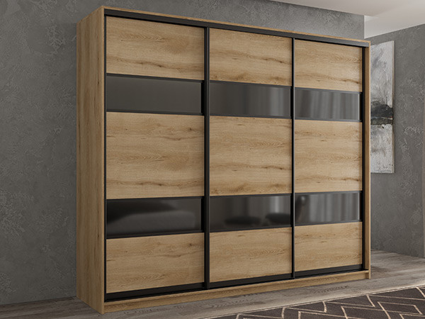 Шкаф-купе Кааппи 7 Эвок Прибрежный 210х60х230 см