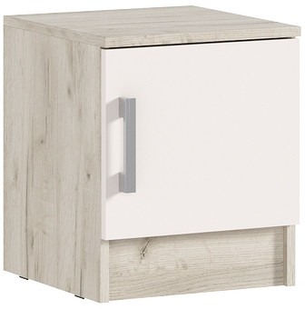 Прикроватная тумба (комплект 2шт), Крафт серый/Кашемир