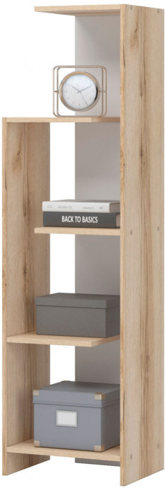 Юкки СО-450 Стеллаж открытый Белый/Дуб делано