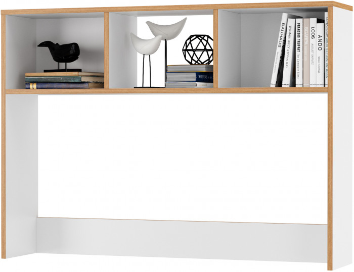 Вуди Компоновка № 51, цвет белый премиум/дуб крафт золотой, ШхГхВ 266х52,7х180,3 см., универсальная сборка