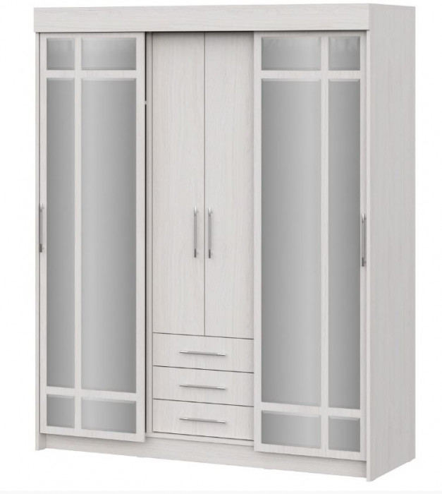 шкаф-купе Фортуна ясень анкор светлый/ясень анкор светлый