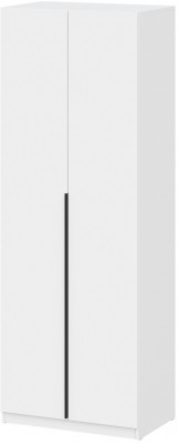 Шкаф распашной с наполнением (5 полок + 2 ящика) ШК 5 (800), Белый