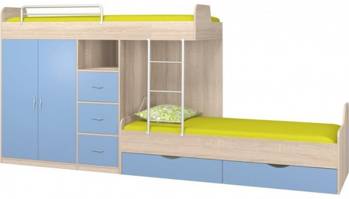 Дельта-18.04.02 Детская двухъярусная кровать