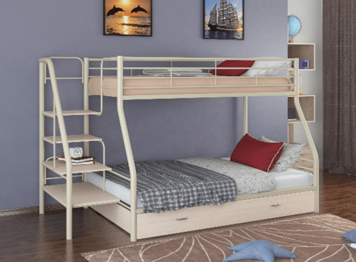 Двухъярусная кровать Толедо-1Я (Коричневый)