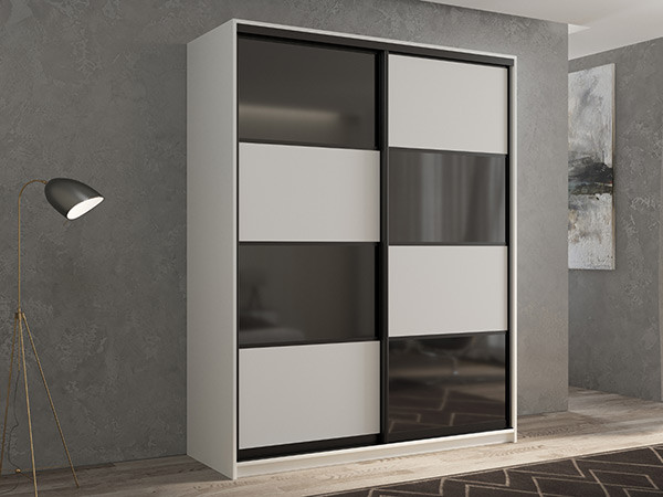 Шкаф-купе Кааппи 13 Белый Бриллиант 160х60х230 см