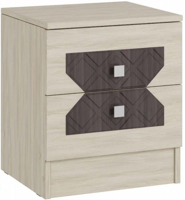 Николь Тумба прикроватная, Ясень Шимо/Лиственница темная