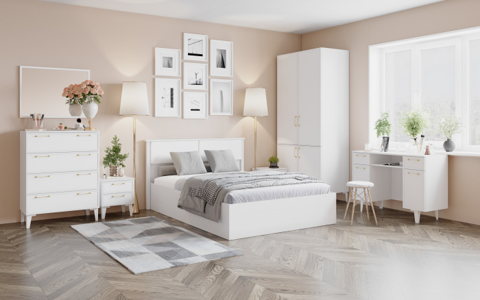 Модульная Спальня Толедо, композиция 2, Белый
