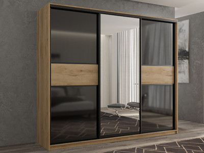 Шкаф-купе Кааппи 9 Эвок Прибрежный 240х60х230 см