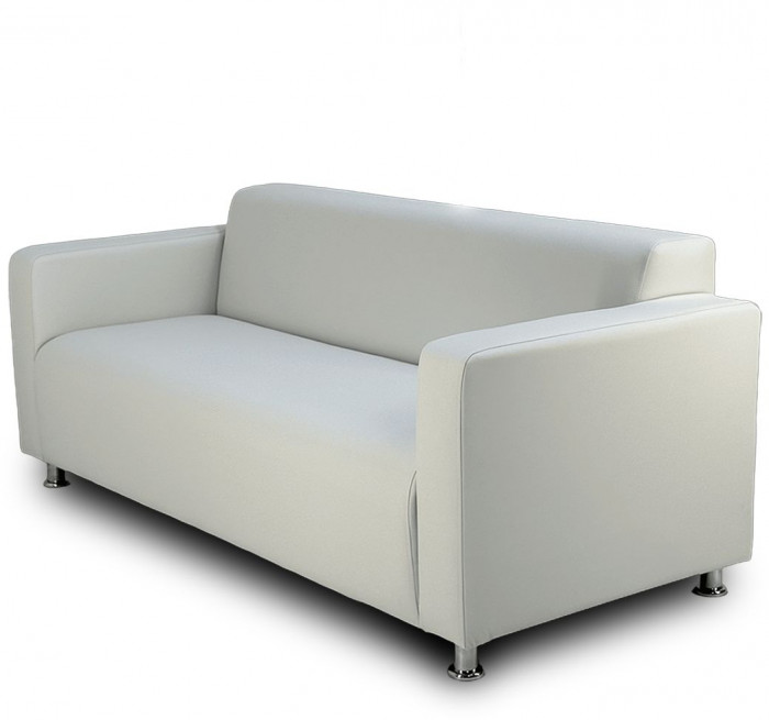 Диван прямой Томи, 200х78х75 см, экокожа, белый