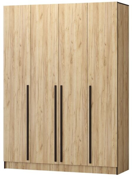 Шкаф Бастион ЛДСП 1,6 крафт золотой (Дуб крафт золотой)