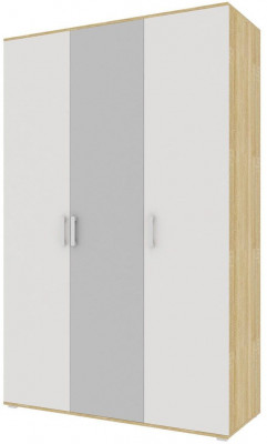 NEXT 11 Шкаф трехдверный Дуб Сонома / Белый