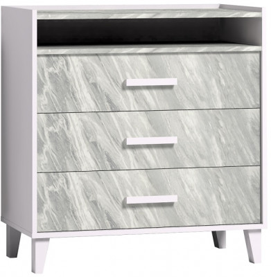 Комод с ящиками Айрис 455, статуарио