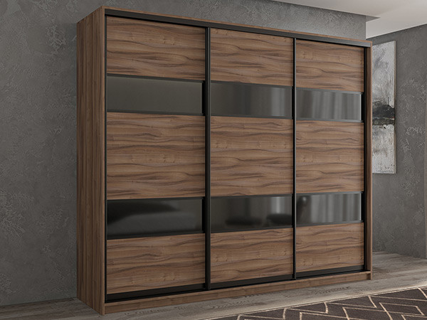 Шкаф-купе Кааппи 7 Орех Тьеполло 210х45х230 см