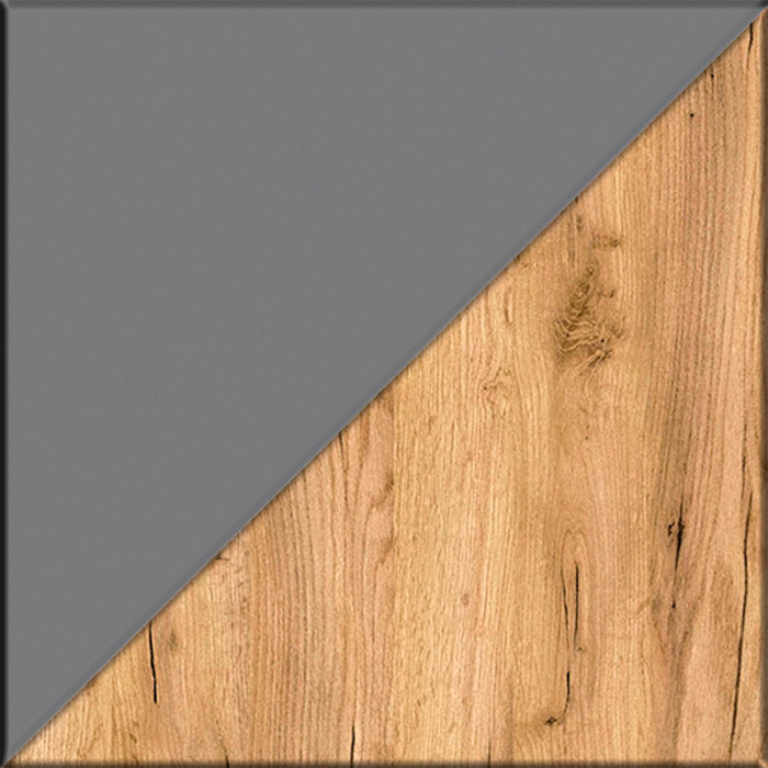 Остин 16.221 Комод + 16.221 Комод, цвет серый графит/дуб крафт золотой, ШхГхВ 240х41,9х99,3 см.