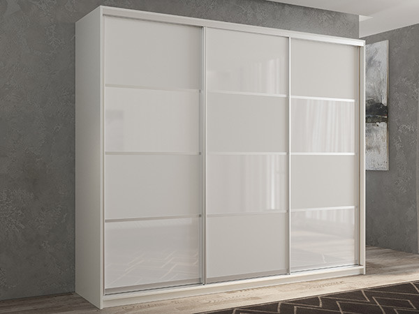 Шкаф-купе Кааппи 14 Белый Бриллиант 210х45х230 см