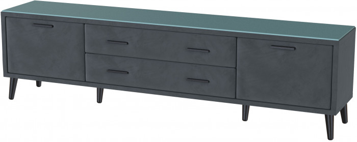 Тумба ТВ интерьерная 2,0 Пай серый/мдф бриз