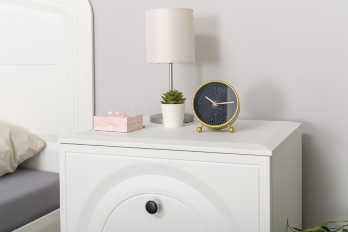 Валенсия Спальня № 03, цвет ЛДСП белый шагрень/МДФ белый шагрень, ортопед есть, сп. м. 1600х2000 мм., б/м