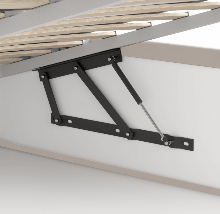 Кровать 140 с подъемным механизмом КРП-430-М-14, Микровелюр Zeekr-11