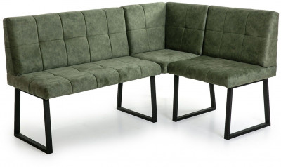 Модульный угловой диван Реал Мохито/Черный муар