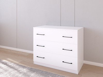 Комод 01/16 90х50х75 Белый/Белый