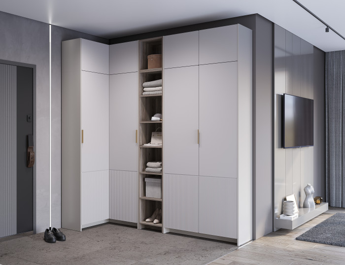 Шкаф навесной "Пандора" ШКН-08, Кашемир/Айриш MF03