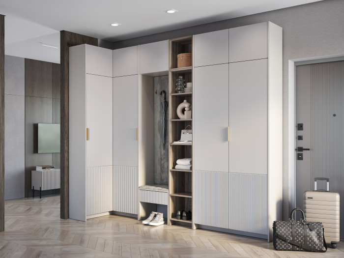 Шкаф навесной "Пандора" ШКН-08, Кашемир/Айриш MF03