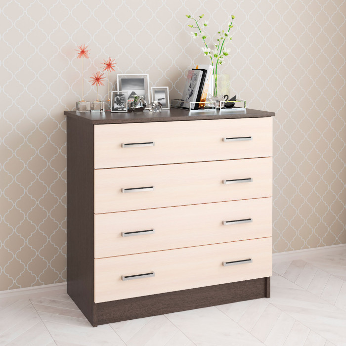 Комод Катрин 3 (820*810*425) венге/дуб молочный
