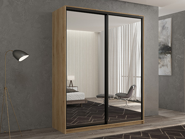 Шкаф-купе Кааппи 1 Эвок Прибрежный 120х45х230 см