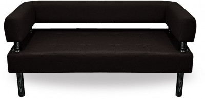 Диван Бизнес 140, экокожа, черный