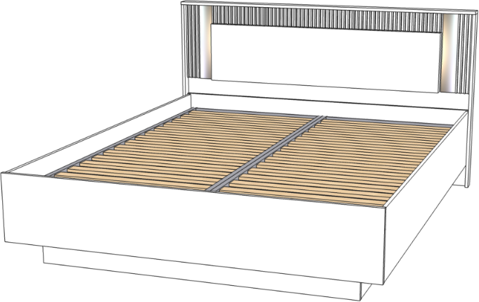 Кровать КИНГ-САЙЗ 180х200 