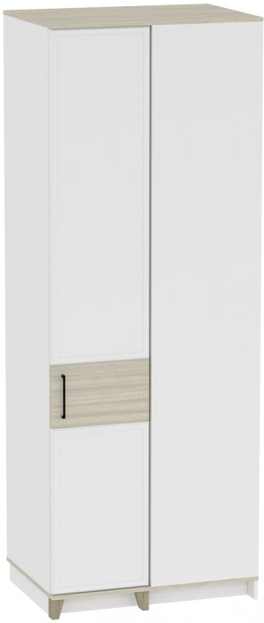 Шкаф угловой Аурелио 56, Блэквуд Сатиновый, Белый