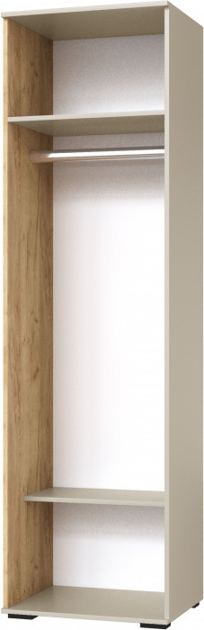 Шкаф платяной Оскар-18, Кашемир/Дуб крафт золотой