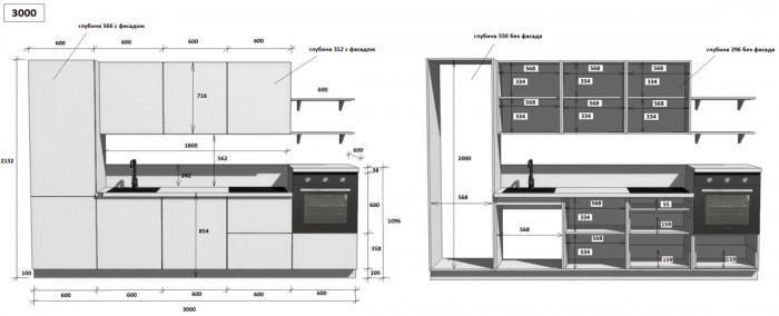КГ 3000 ПВХ, Белый софт матовый Арника РМ в.10