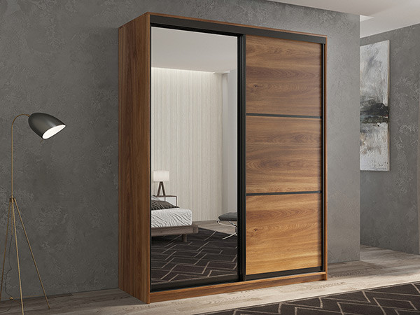 Шкаф-купе Кааппи 2 Кастелло Бренди 160х45х230 см