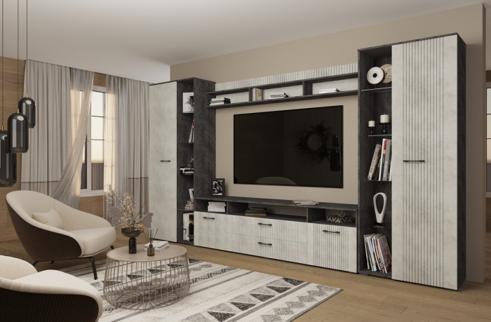 Шкаф с открытой нишей (правое исп.) 