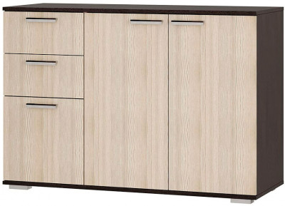 Комод "Стандарт №3" NEW (1200х828х460) венге/лоредо