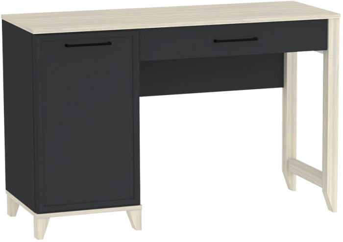 Стол туалетный Аурелио 43, Антрацит; Блеквуд Сатиновый