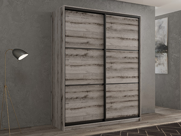 Шкаф-купе Кааппи 4 Эвок Окаменелый 170х60х230 см